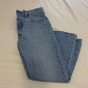 Classic Blue Straight Leg Levi Denim Jeans